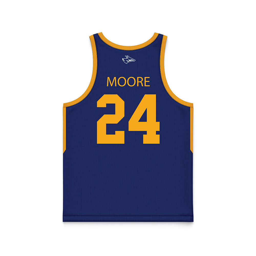 UNK - NCAA Men's Basketball : Clayton Moore - Basketball Jersey-1