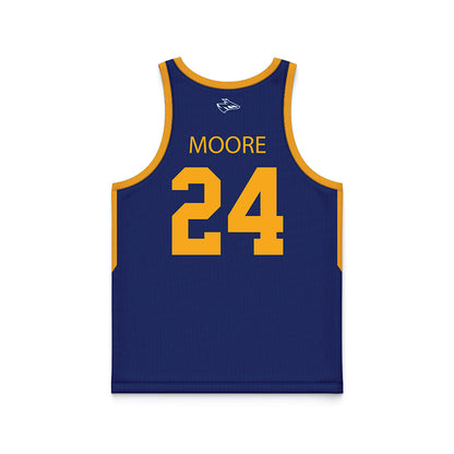 UNK - NCAA Men's Basketball : Clayton Moore - Basketball Jersey-1