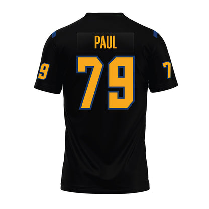 UNK - NCAA Football : Eddie Paul - Black Premium Football Jersey-1
