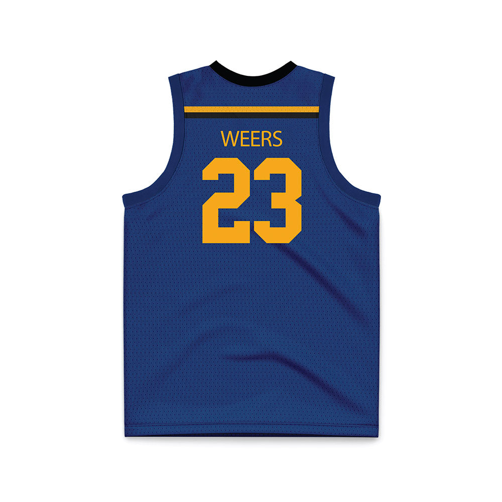 UNK - NCAA Women's Basketball : Myleigh Weers - Basketball Jersey-1