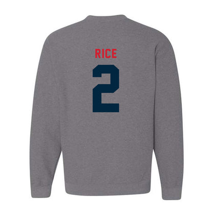 Howard - NCAA Men's Soccer : Onarae Rice - Crewneck Sweatshirt-1