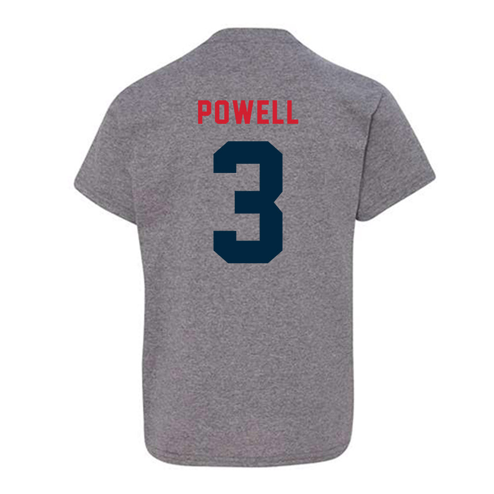 Howard - NCAA Men's Basketball : Brannon Powell - Youth T-Shirt-1