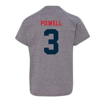 Howard - NCAA Men's Basketball : Brannon Powell - Youth T-Shirt-1