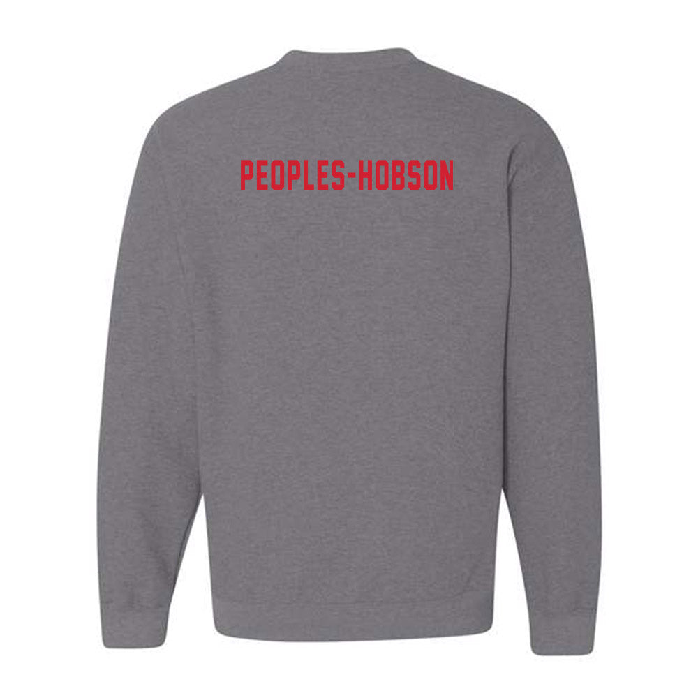 Howard - NCAA Men's Swimming & Diving : Vaughn Peoples-Hobson - Crewneck Sweatshirt-1