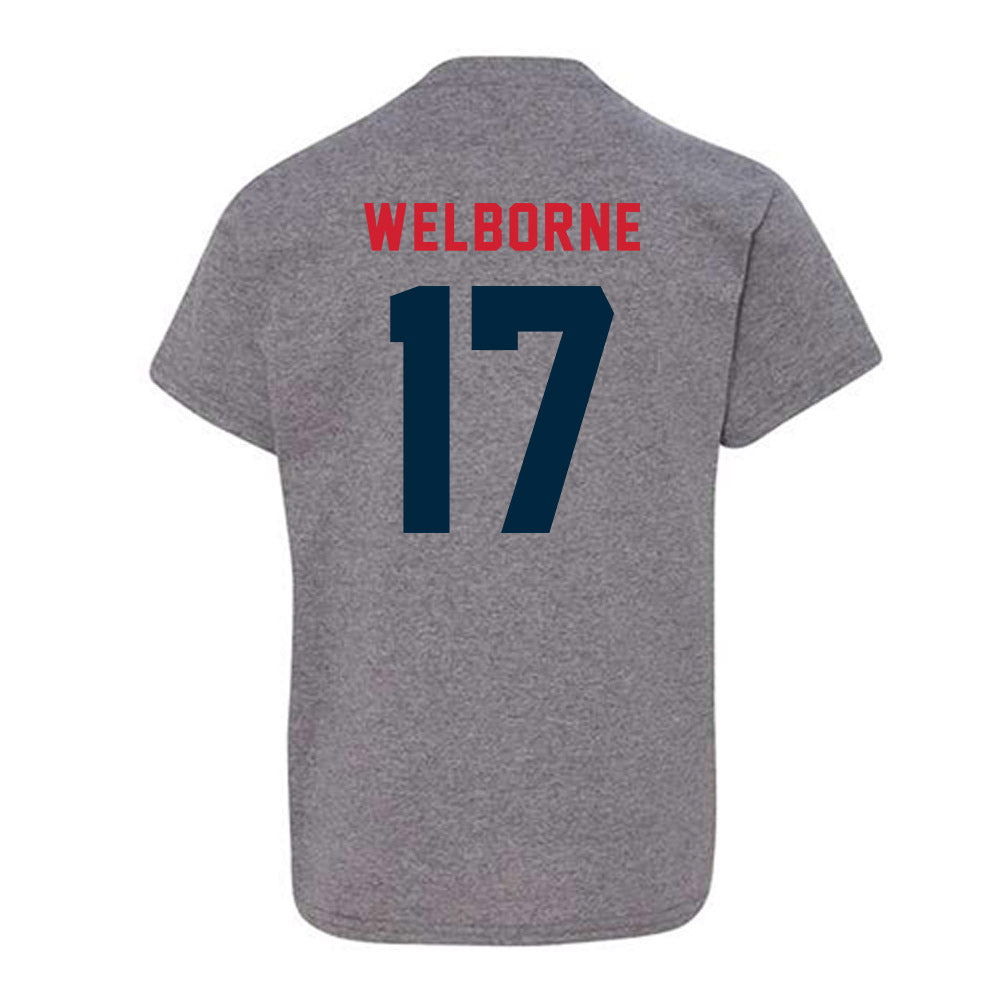 Howard - NCAA Men's Soccer : Rayce Welborne - Youth T-Shirt-1
