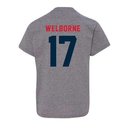 Howard - NCAA Men's Soccer : Rayce Welborne - Youth T-Shirt-1