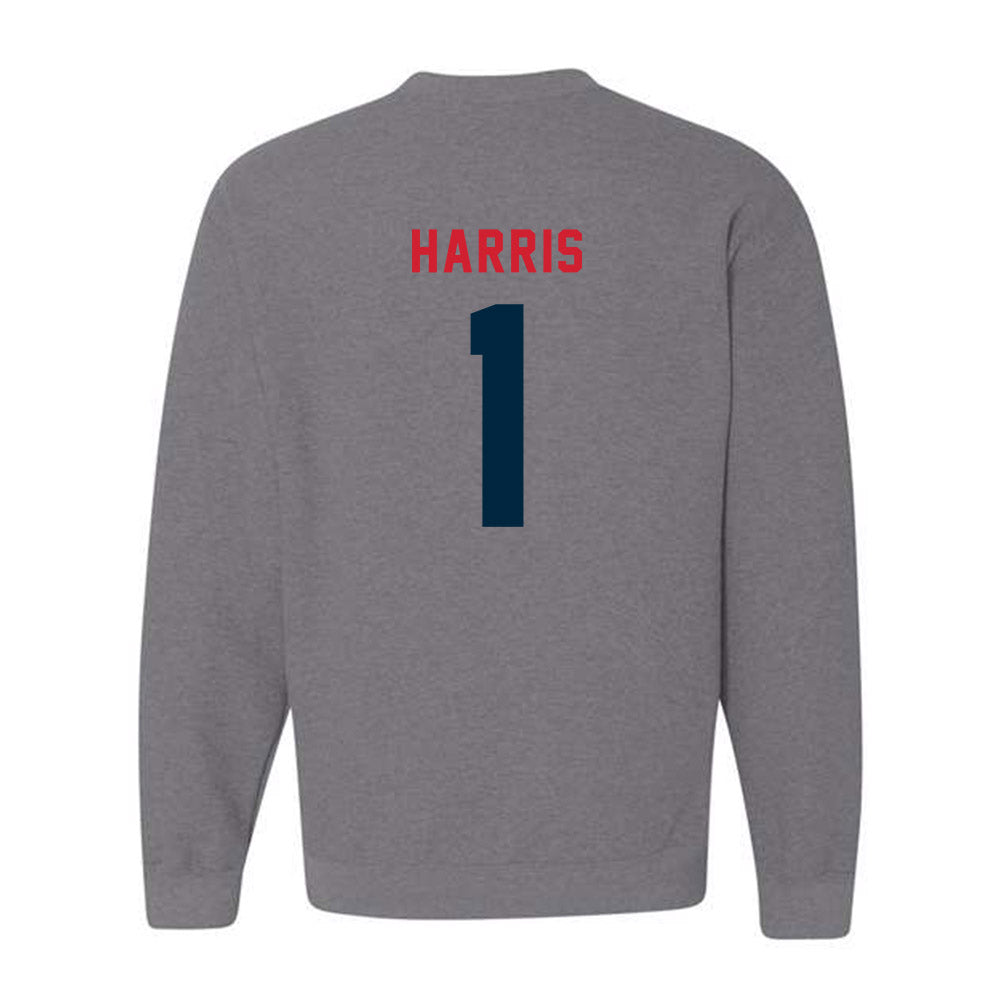 Howard - NCAA Men's Basketball : Drew Harris - Crewneck Sweatshirt-1