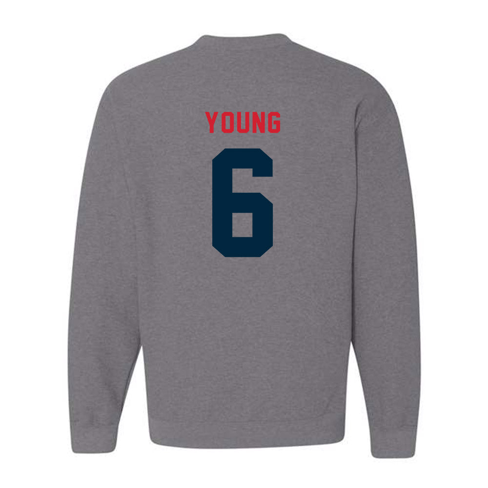Howard - NCAA Women's Soccer : Mia Young - Crewneck Sweatshirt-1