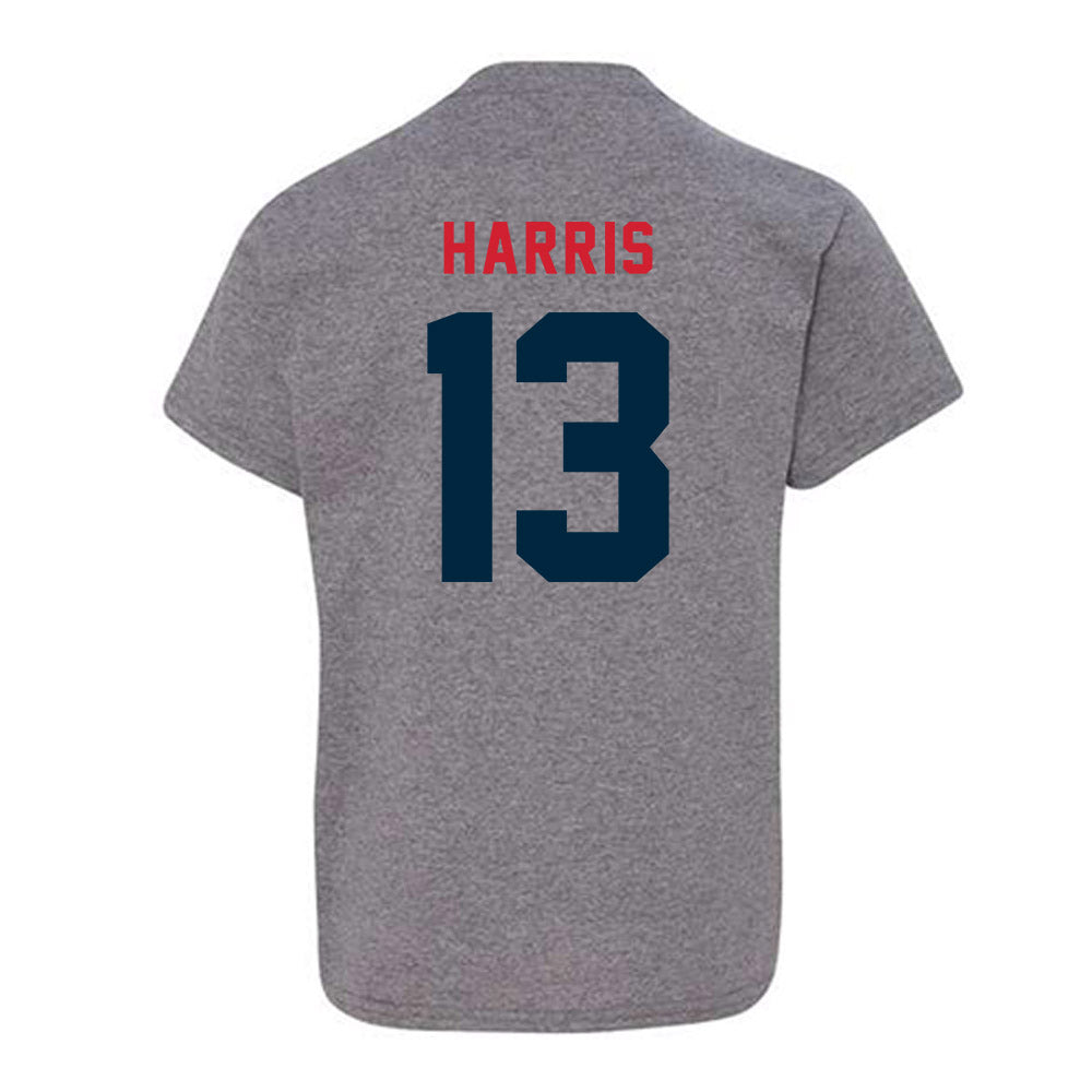 Howard - NCAA Men's Soccer : Justin Harris - Youth T-Shirt-1