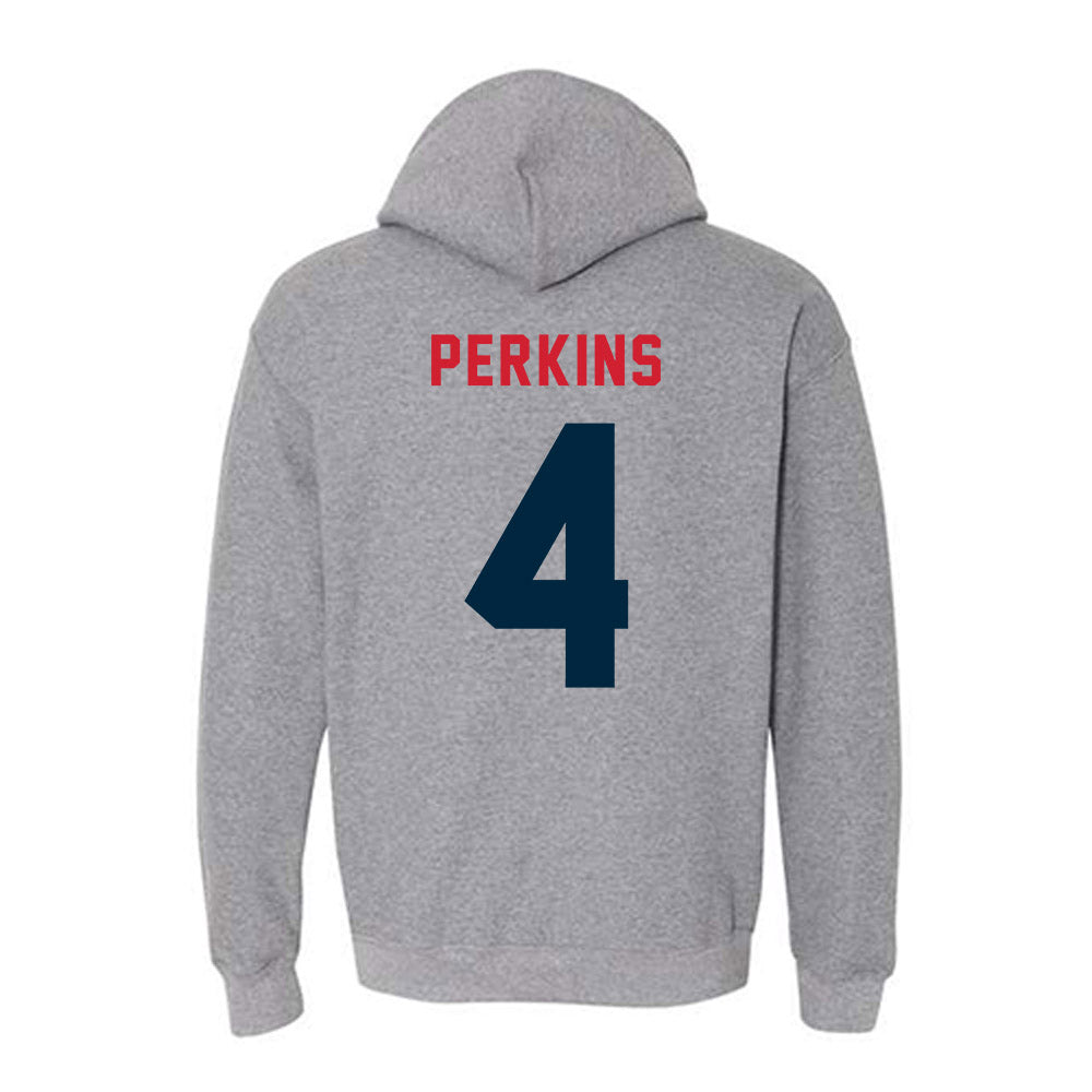 Howard - NCAA Men's Soccer : Louis Perkins - Hooded Sweatshirt-1