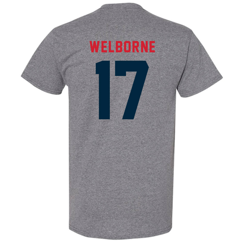 Howard - NCAA Men's Soccer : Rayce Welborne - T-Shirt-1