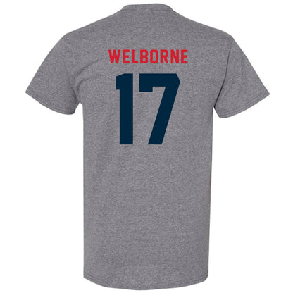 Howard - NCAA Men's Soccer : Rayce Welborne - T-Shirt-1