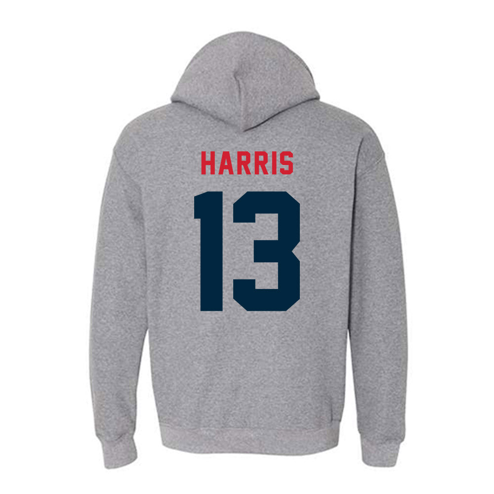 Howard - NCAA Men's Soccer : Justin Harris - Hooded Sweatshirt-1