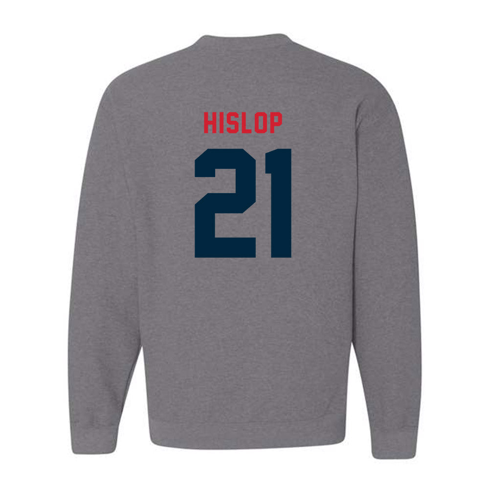 Howard - NCAA Men's Soccer : Luka Hislop - Crewneck Sweatshirt-1