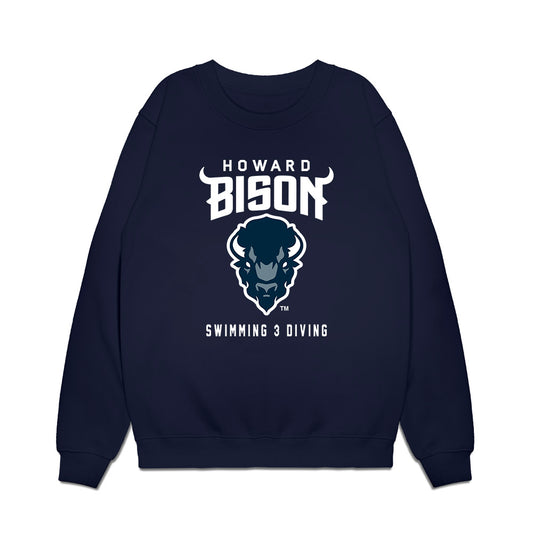 Howard - NCAA Men's Swimming & Diving : Solomon Goins - Crewneck Sweatshirt-0