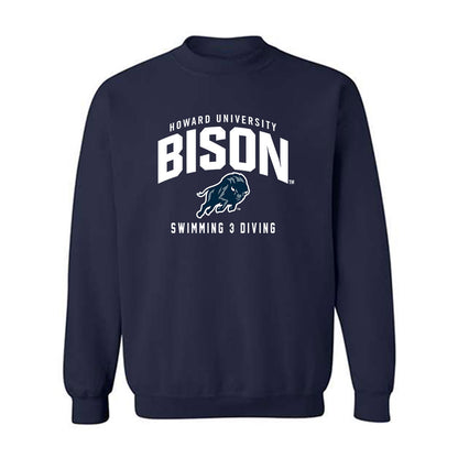 Howard - NCAA Women's Swimming & Diving : Kali Garcia - Crewneck Sweatshirt-0