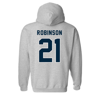 Howard - NCAA Men's Soccer : Naim Robinson - Classic Shersey Hooded Sweatshirt-1