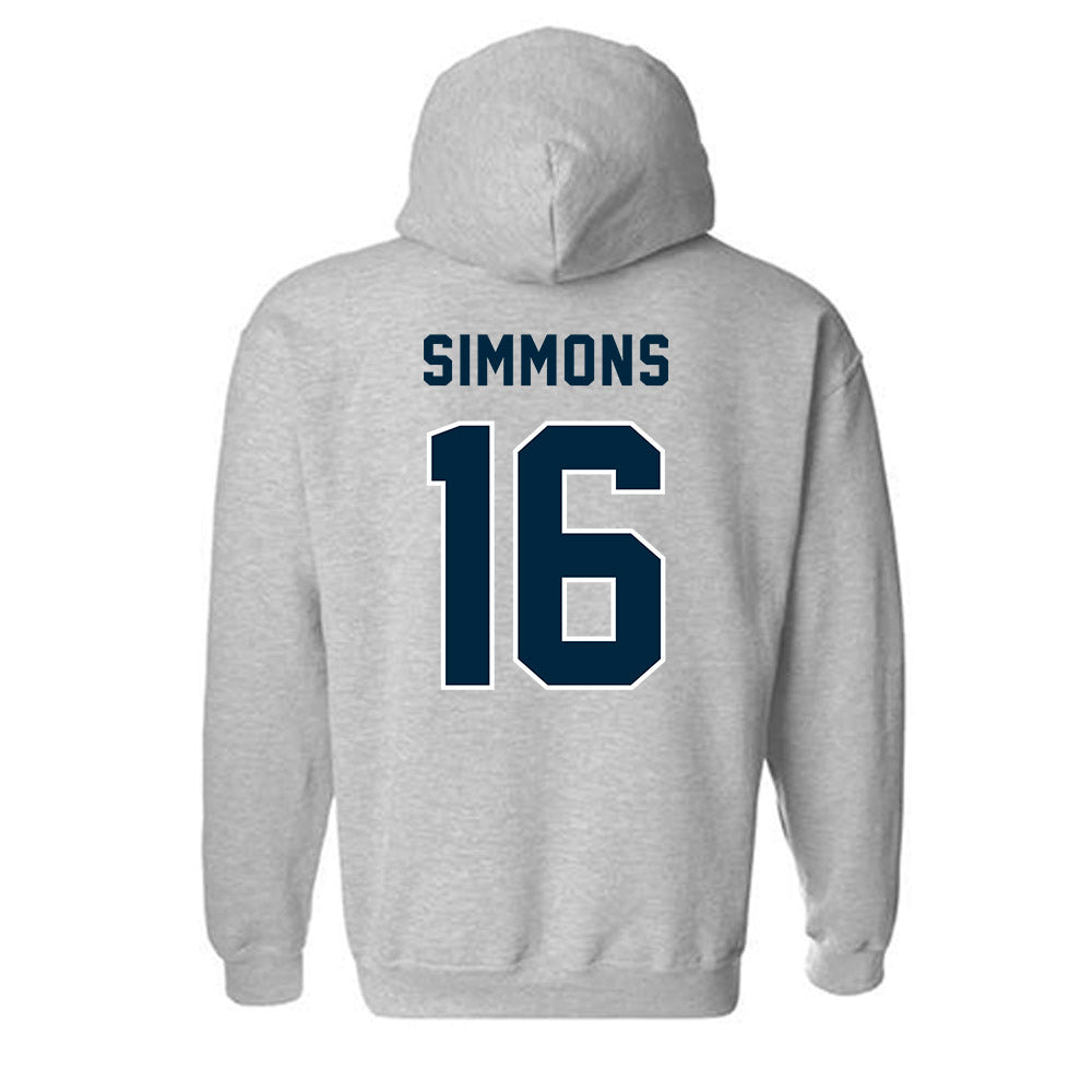 Howard - NCAA Men's Soccer : Zach Simmons - Classic Shersey Hooded Sweatshirt-1