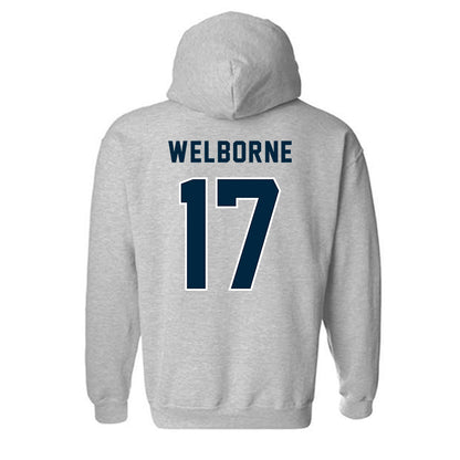 Howard - NCAA Men's Soccer : Rayce Welborne - Classic Shersey Hooded Sweatshirt-1