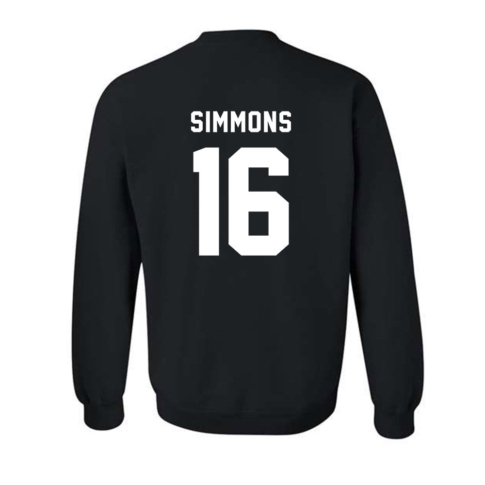 Howard - NCAA Men's Soccer : Zach Simmons - Classic Shersey Crewneck Sweatshirt-1