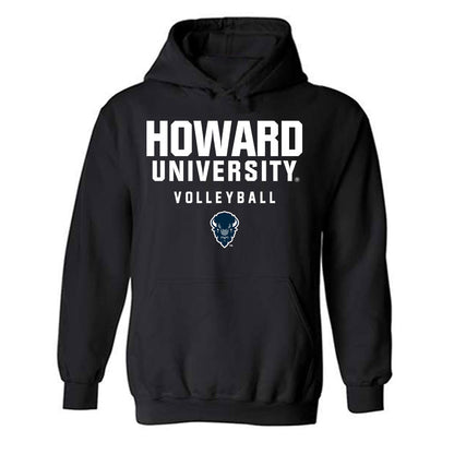 Howard - NCAA Women's Volleyball : Kennedi Wright - Classic Shersey Hooded Sweatshirt-0