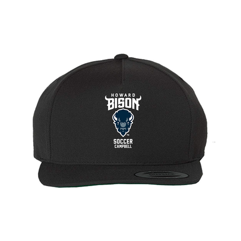 Howard - NCAA Men's Soccer : Ian Campbell - Snapback Hat-0