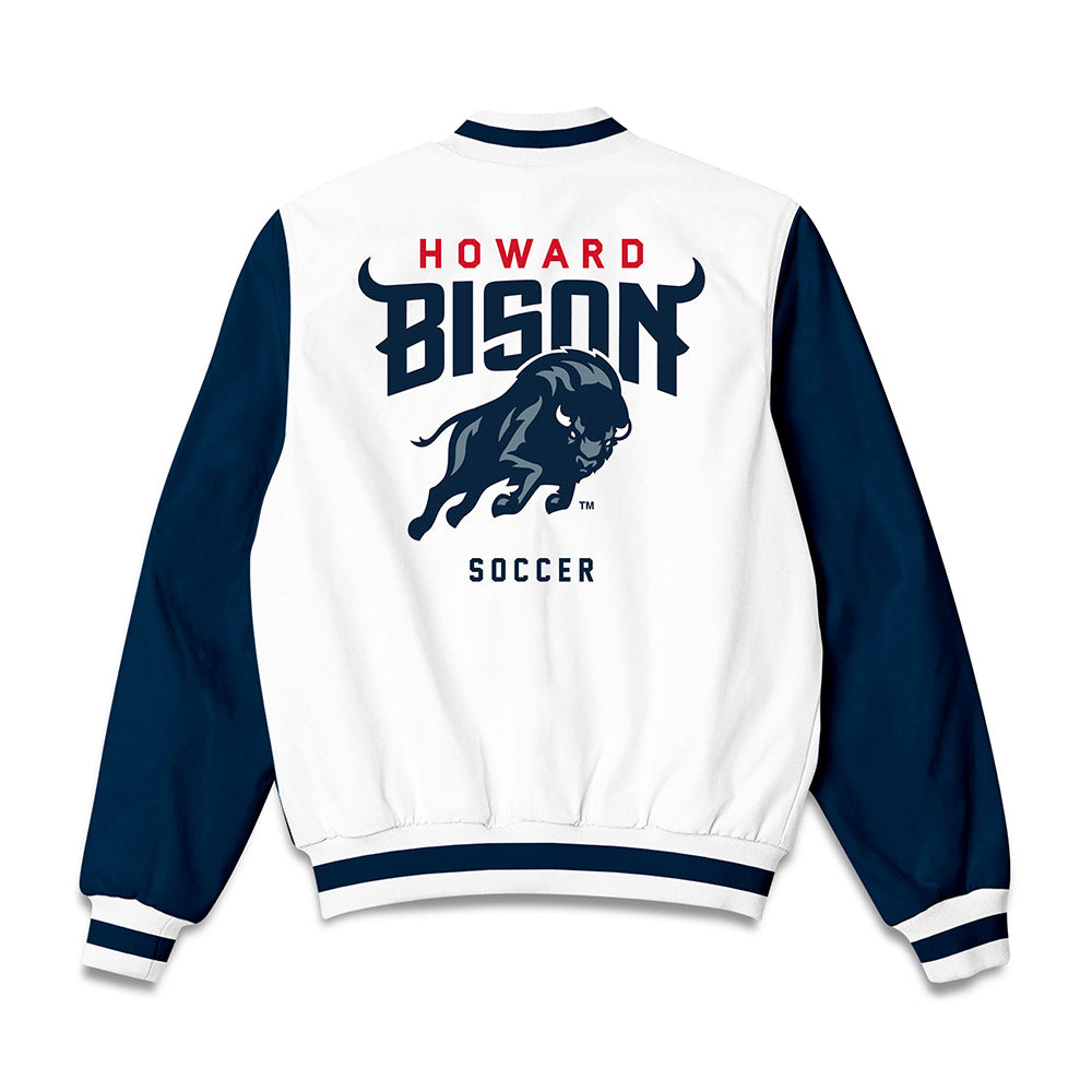 Howard - NCAA Men's Soccer : Justin Harris - Bomber Jacket-1