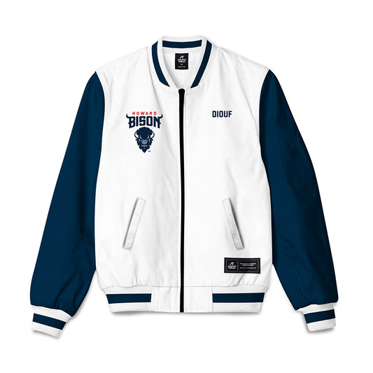 Howard - NCAA Men's Swimming & Diving : Ibrahima Diouf - Bomber Jacket-0