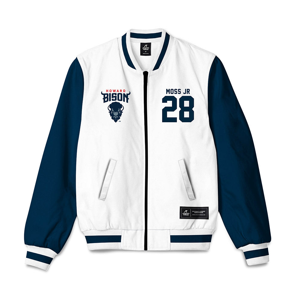 Howard - NCAA Football : Sinorice Moss jr - Bomber Jacket-0