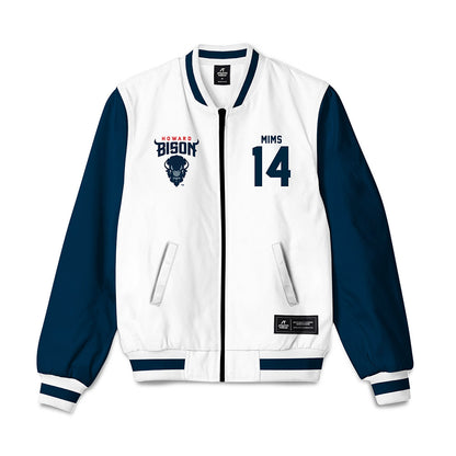 Howard - NCAA Men's Soccer : Justin Mims - Bomber Jacket-0