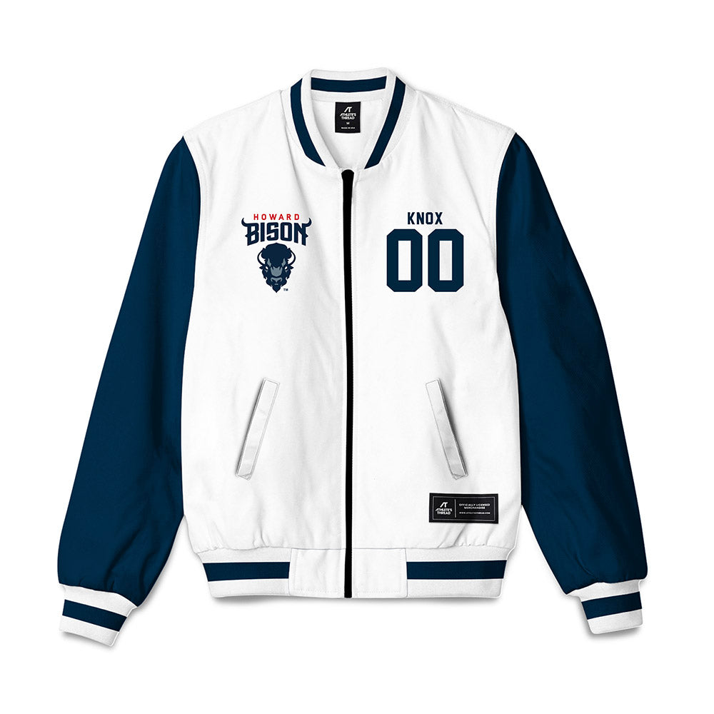 Howard - NCAA Women's Soccer : Trinity Knox - Bomber Jacket-0