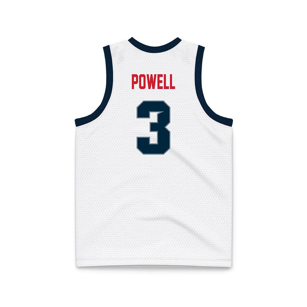 Howard - NCAA Men's Basketball : Brannon Powell - Basketball Jersey-1