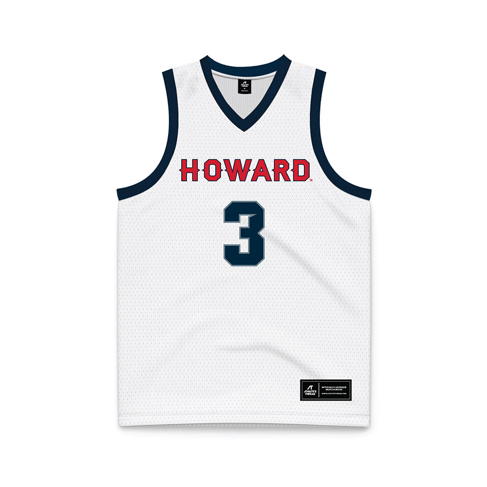 Howard - NCAA Men's Basketball : Brannon Powell - Basketball Jersey-0
