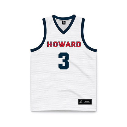 Howard - NCAA Men's Basketball : Brannon Powell - Basketball Jersey-0