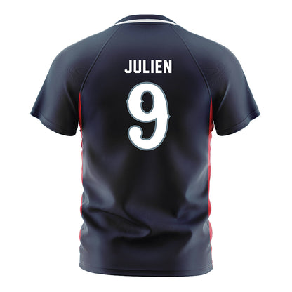 Howard - NCAA Men's Soccer : Jorden Julien - Grey Soccer Jersey-1