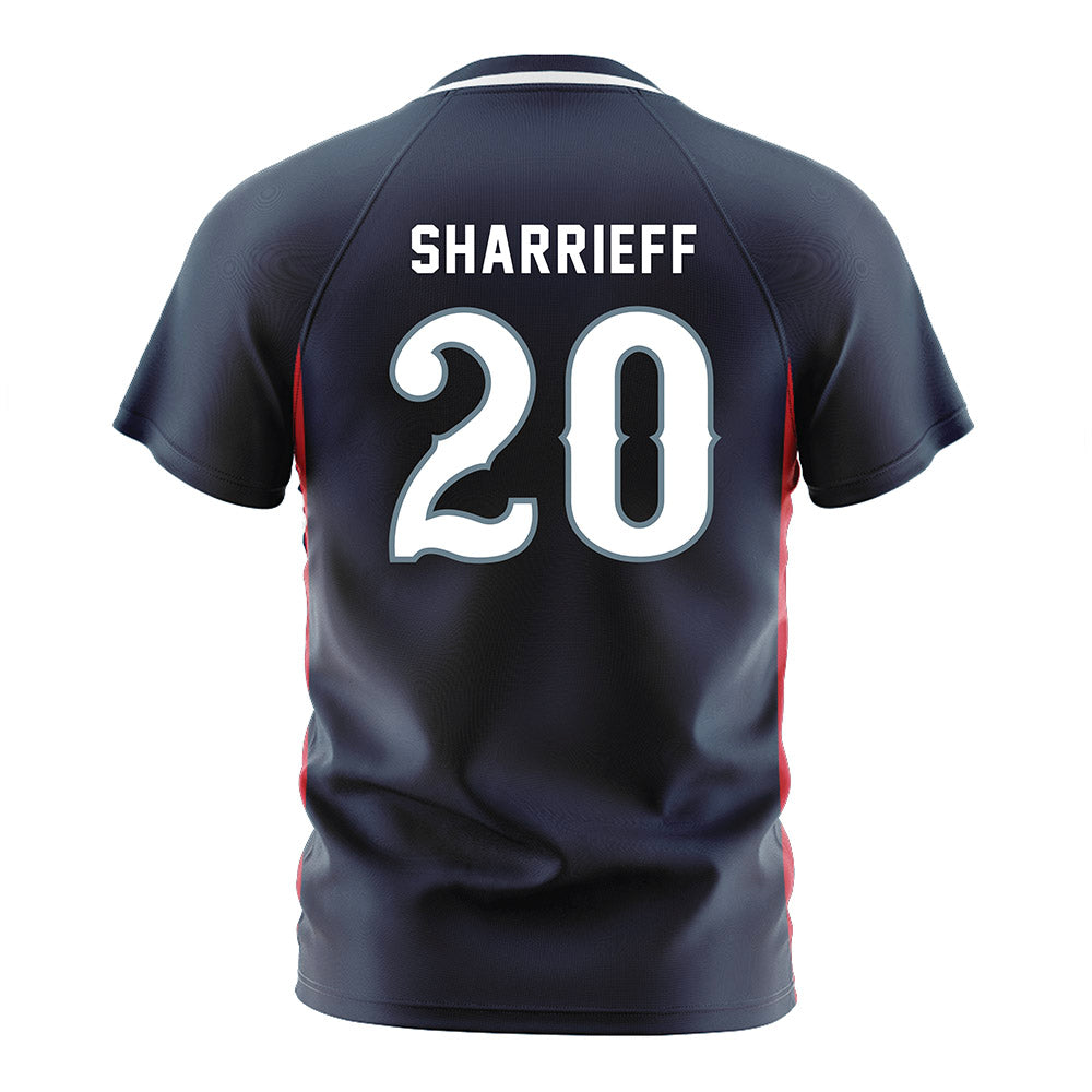 Howard - NCAA Men's Soccer : Khari Sharrieff - Grey Soccer Jersey-1