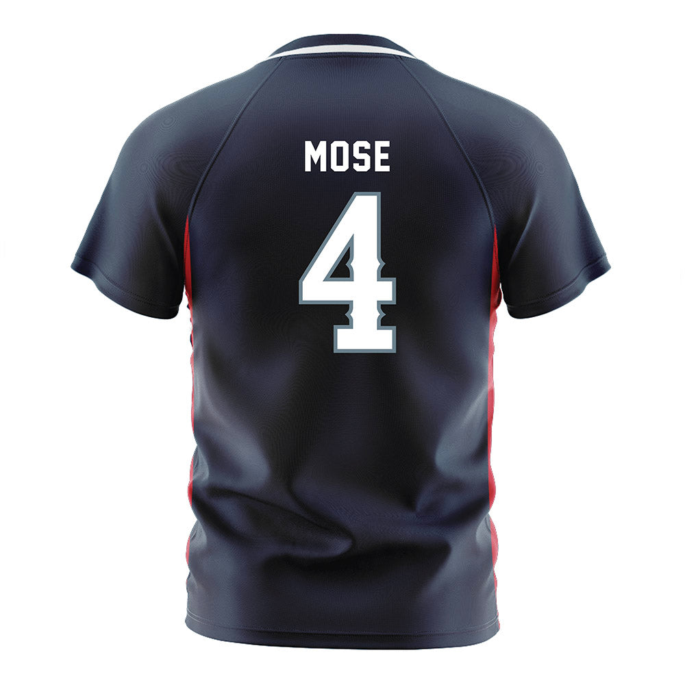 Howard - NCAA Men's Soccer : Donovan Mose - Grey Soccer Jersey-1