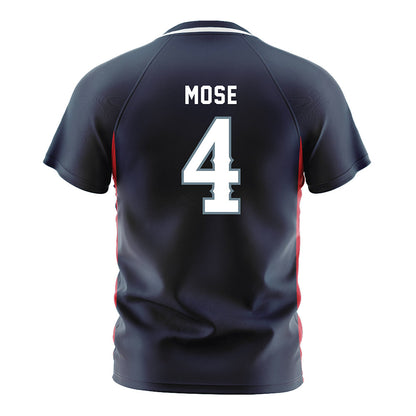Howard - NCAA Men's Soccer : Donovan Mose - Grey Soccer Jersey-1
