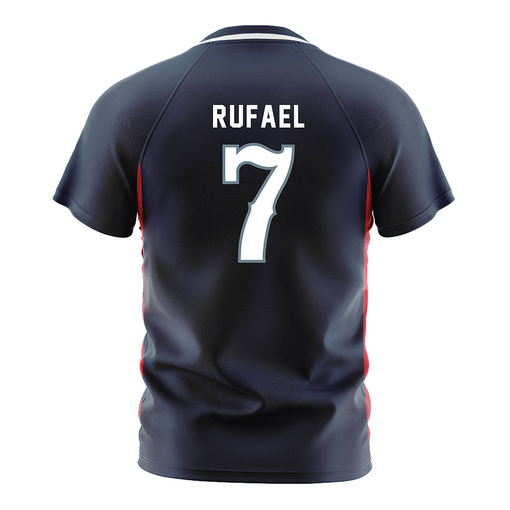 Howard - NCAA Men's Soccer : Christian Rufael - Grey Soccer Jersey-1