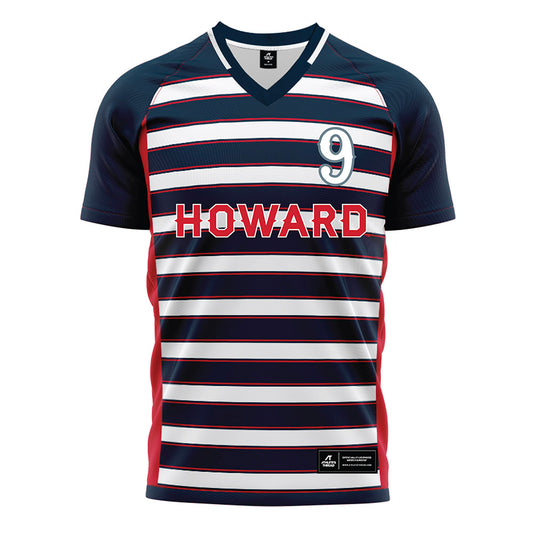 Howard - NCAA Men's Soccer : Jorden Julien - Grey Soccer Jersey-0