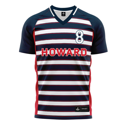 Howard - NCAA Men's Soccer : Axel Chicas - Grey Soccer Jersey-0