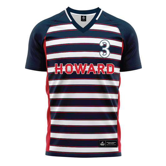 Howard - NCAA Men's Soccer : Troy Matingou - Grey Soccer Jersey-0