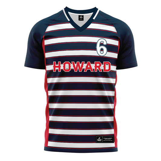 Howard - NCAA Men's Soccer : Lucas Campbell - Grey Soccer Jersey-0