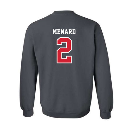 Marist - NCAA Men's Basketball : Justin Menard - Crewneck Sweatshirt-1