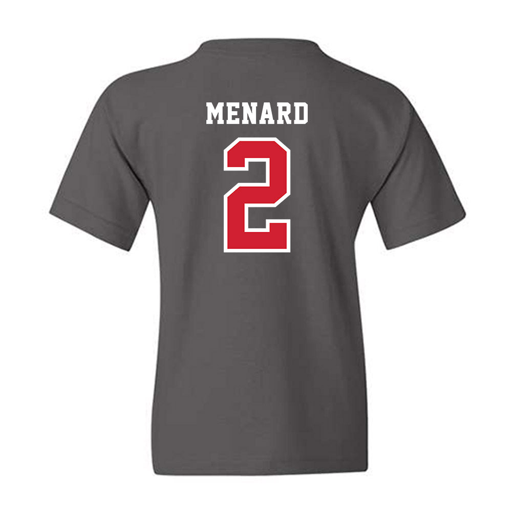 Marist - NCAA Men's Basketball : Justin Menard - Youth T-Shirt-1