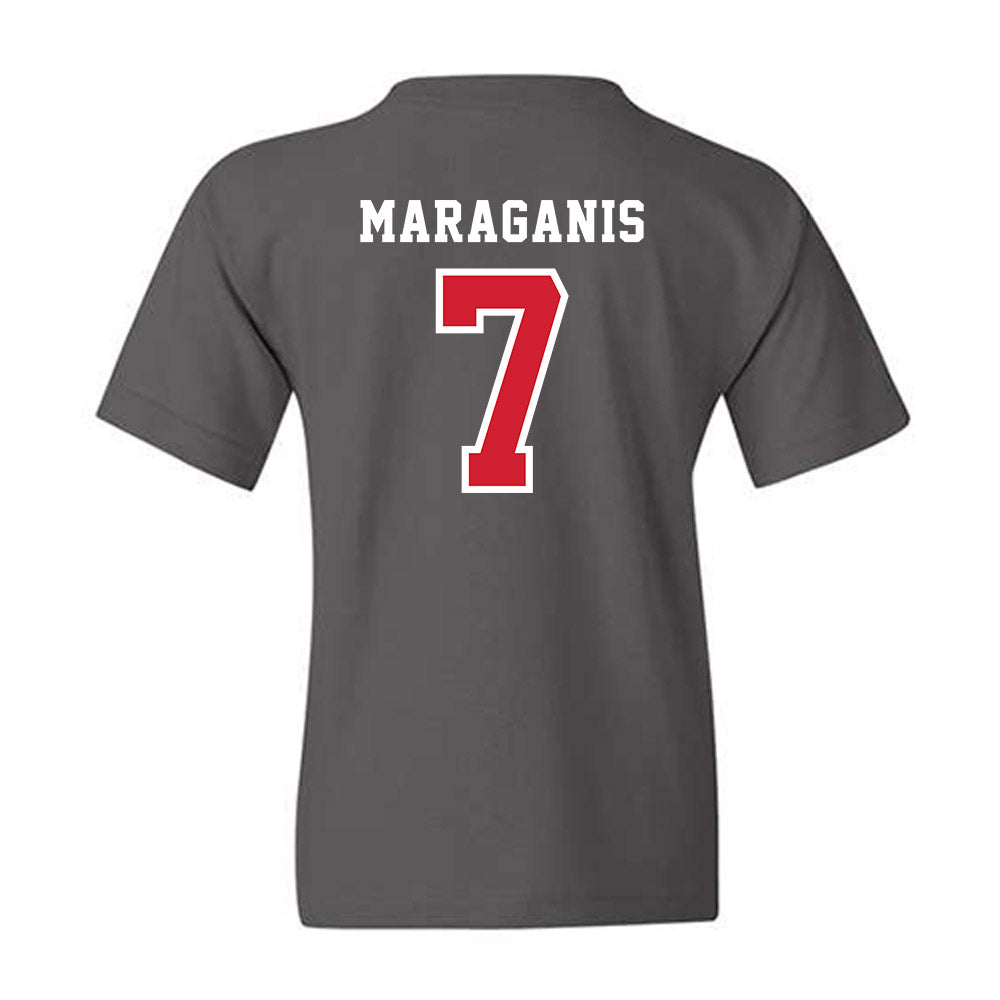 Marist - NCAA Men's Lacrosse : Charles Maraganis - Youth T-Shirt-1