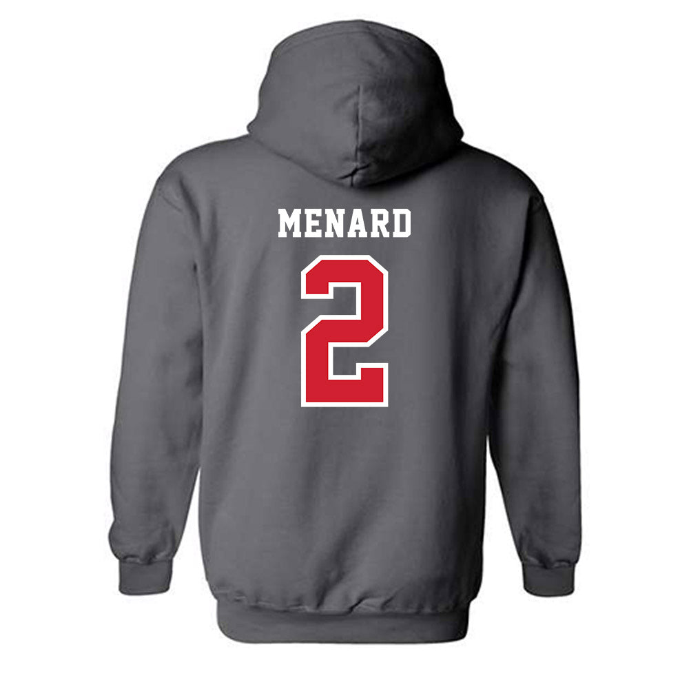 Marist - NCAA Men's Basketball : Justin Menard - Hooded Sweatshirt-1