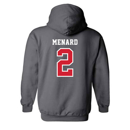 Marist - NCAA Men's Basketball : Justin Menard - Hooded Sweatshirt-1