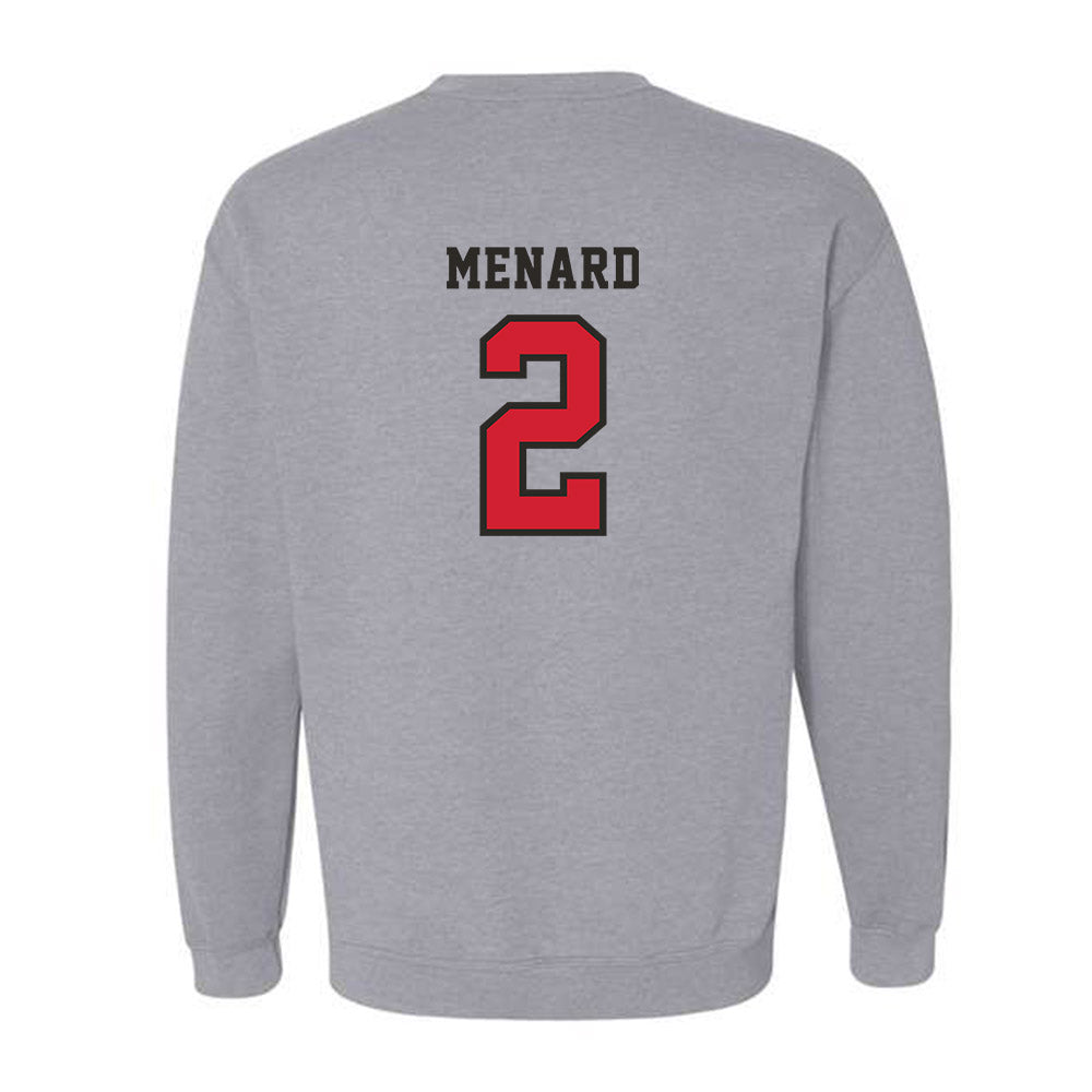 Marist - NCAA Men's Basketball : Justin Menard - Classic Shersey Crewneck Sweatshirt-1