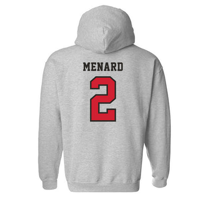 Marist - NCAA Men's Basketball : Justin Menard - Classic Shersey Hooded Sweatshirt-1